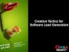 Creative Tactics for Software Lead Generation